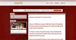 Desktop Screenshot of entreebyob.com